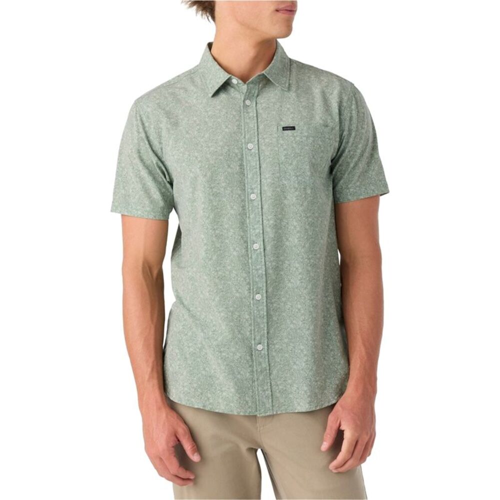 O'Neill Mens Ditsy Print Button Up Shirt, NWT